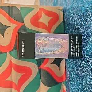 Starbucks Silver Keychain /Ornament Christmas 2023